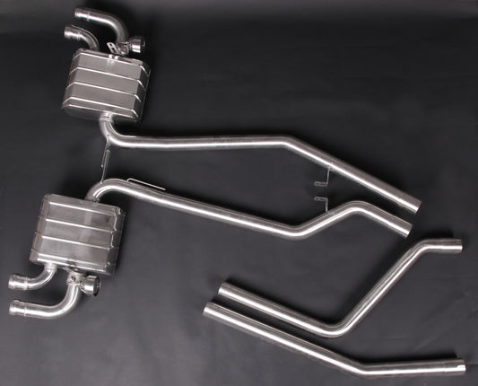 Porsche 958 Cayenne Turbo/S (10-14) - Valved Exhaust with Mid-Pipes (CES3) image 0