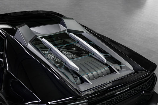 Lamborghini Huracan - Carbon Engine Bonnet/Hood (With Scoops) Matte image 1