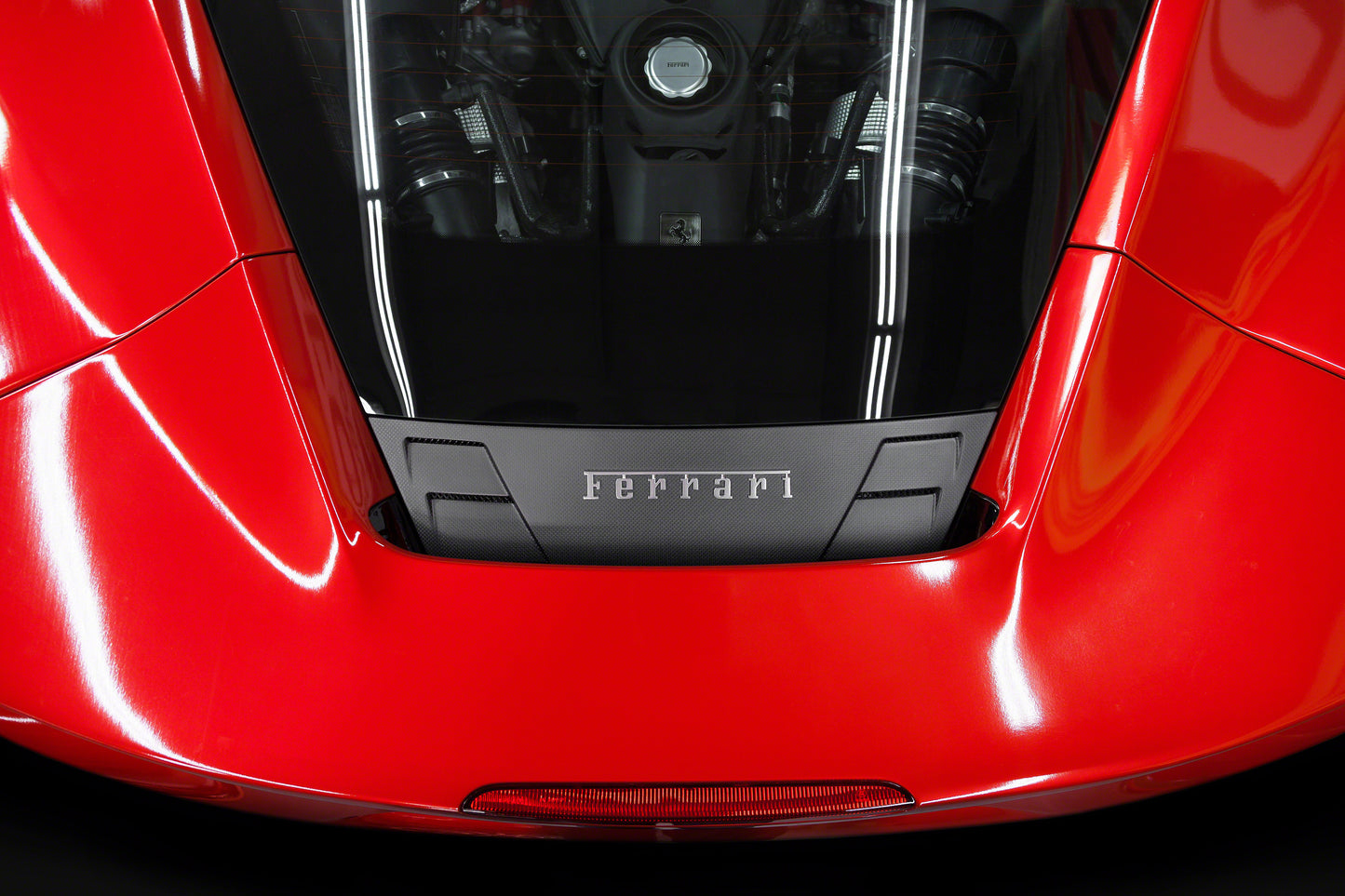 Ferrari 488 GTB - Carbon Rear Air Guide (Matte) image 4