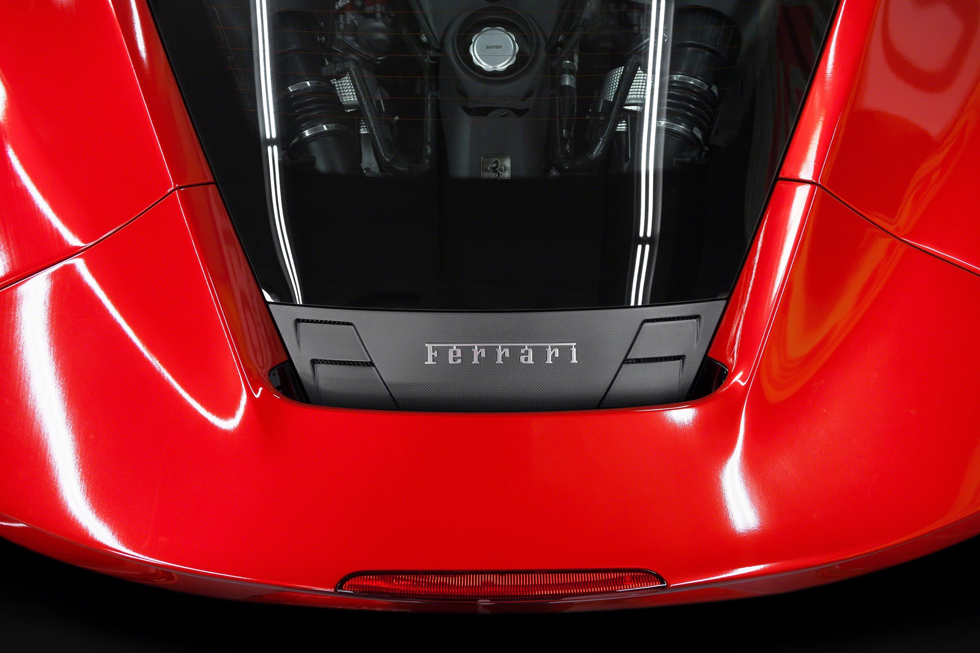 Ferrari 488 GTB - Carbon Rear Air Guide (Matte) image 4