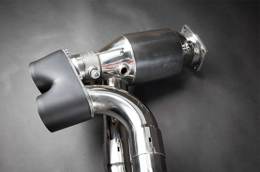 Porsche 997.2 Turbo/S - Valved Exhaust with Cat Delete Test Pipes (CES3) image 0
