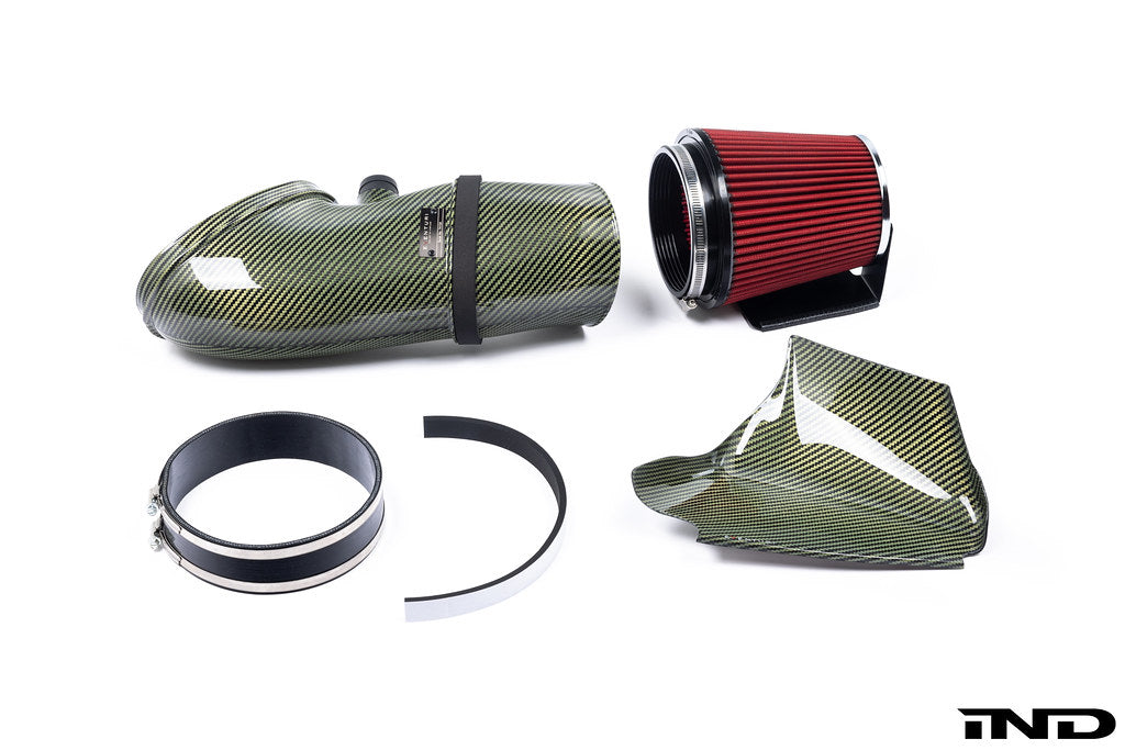 Eventuri BMW E9X M3 (S65) Colored Kevlar Intake System - Yellow