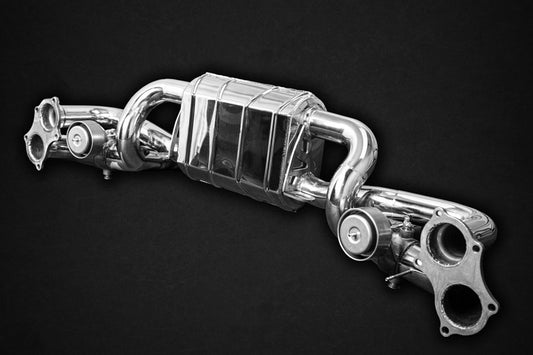 Porsche 718 Spyder/GTS/Cayman GT4 - Complete Valved Exhaust System with Carbon Tips (for PSE) image 5