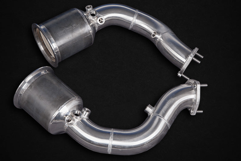 Porsche 536 Cayenne Turbo/Turbo E-Hybrid/GTS (19+) - 250 Cell Sports Cat Downpipes image 0