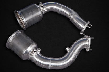 Porsche 536 Cayenne Turbo/Turbo E-Hybrid/GTS (19+) - 250 Cell Sports Cat Downpipes image 0
