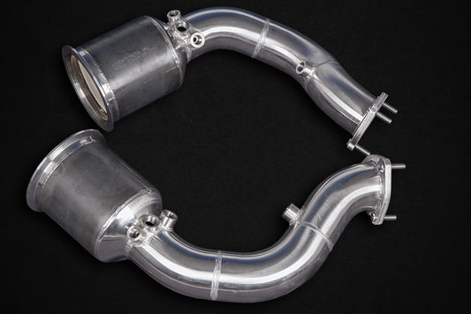 Porsche 536 Cayenne Turbo/Turbo E-Hybrid/GTS (19+) - 250 Cell Sports Cat Downpipes image 0