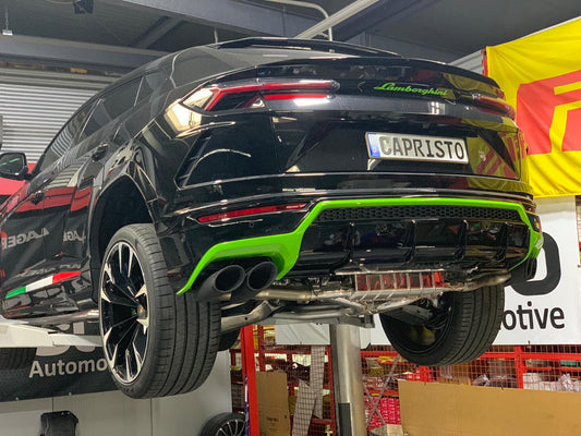 Lamborghini Urus/S - Valved Exhaust with Middle Silencer Spare and Carbon Tips (CES3) image 7