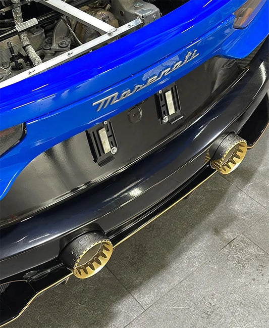 Maserati MC20 - Exhaust System with Wicrom Black Chrome End Pipes image 6