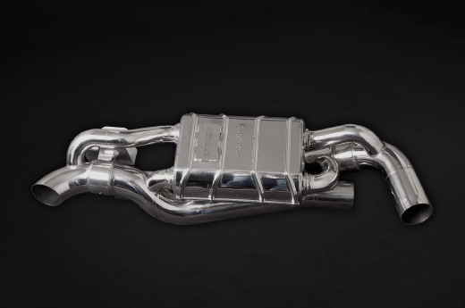Porsche 992 - Valved Exhaust Muffler for OEM Cats (OE Actuators) image 0