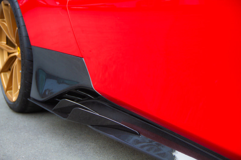 Ferrari 488/F8 - Side Skirts (WITH Wings) image 6