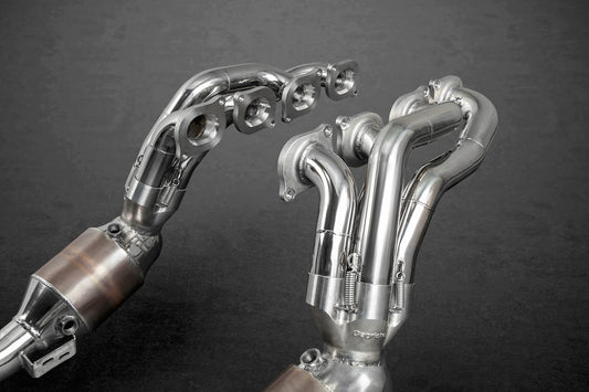 Mercedes AMG C63 (W204) - 250 Cell Sports Cat Headers with Post Cat Delete image 1
