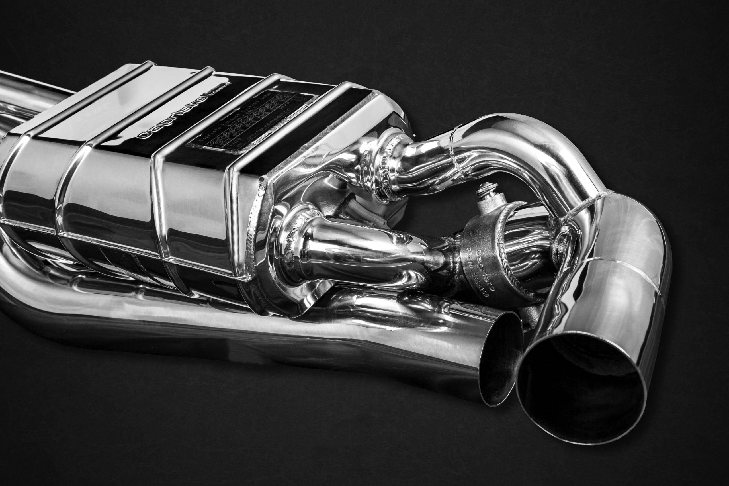 Porsche 992 - Valved Exhaust Muffler for OEM Cats (CES3 Version) image 3