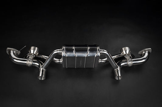 Porsche 718 GT4RS - Valved Muffler (Slanted Wicrom Tips) for PSE image 3