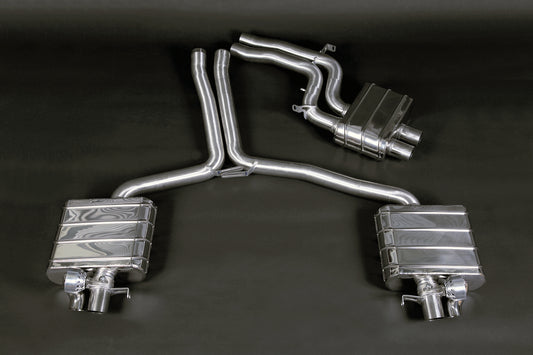 Audi RS5 (B8) - ECE Valved Exhaust with Middle Silencer Pipes image 0