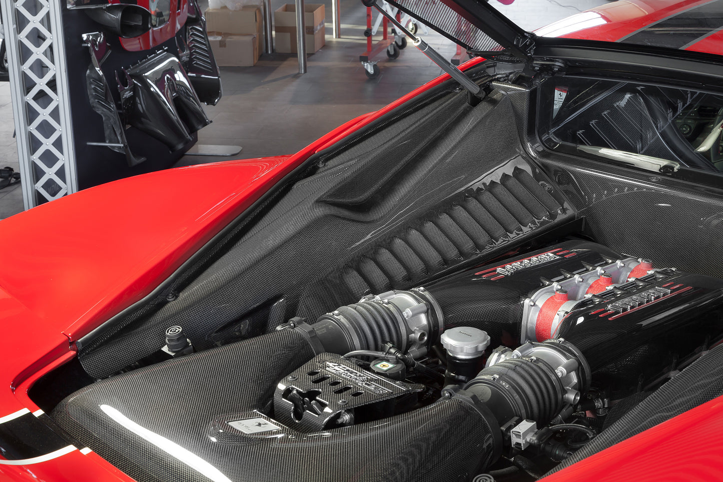 Ferrari 458 Italia/Speciale - Carbon Side Engine Compartment Covers image 5