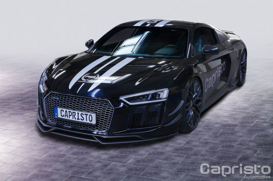 Audi R8 V10 PLUS (2015 ) - Carbon Front Spoiler (Matte) image 0