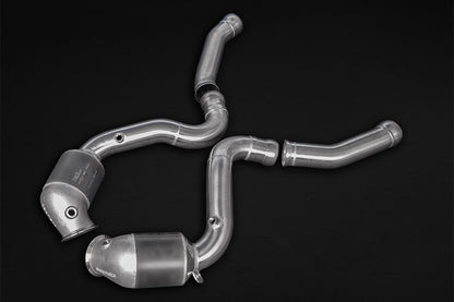 Mercedes AMG C63 (W205) - 200 Cell Sports Cat Downpipes image 0