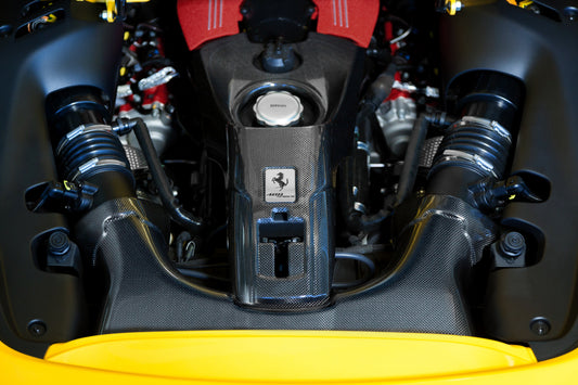 Ferrari 488 - Carbon Airbox and Lock Cover Set image 1