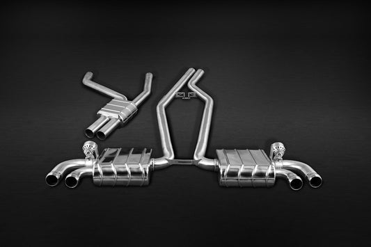 Porsche 958 Cayenne V8 Induction - ECE Valved Exhaust with Mid-Pipes (CES3) image 0
