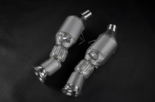 Ferrari 296 - 100 Cell Sport Cat Downpipes image 0
