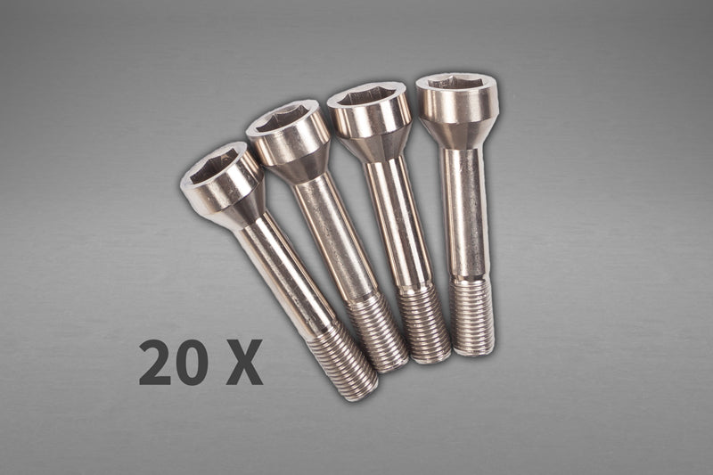 Ferrari 458 - Wheel Spacers 14mm Front / 17mm Rear (Star Shape) with Titanium Wheel Bolts image 4