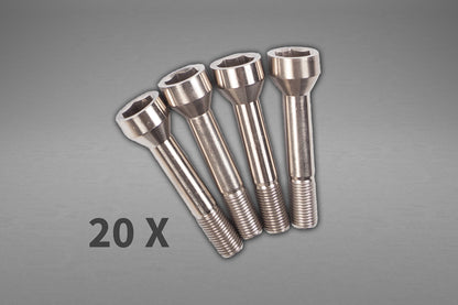Ferrari 458 - Wheel Spacers 14mm Front / 17mm Rear (Star Shape) with Titanium Wheel Bolts image 4