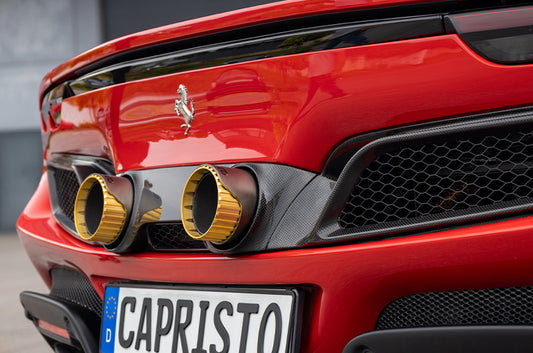 Ferrari 296 - Capristo Twin Tailpipe Carbon Conversion (for OEM or Capristo Exhaust) image 0