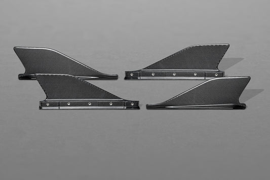 Ferrari 458 Speciale - Carbon Side Fins (Matte) image 0