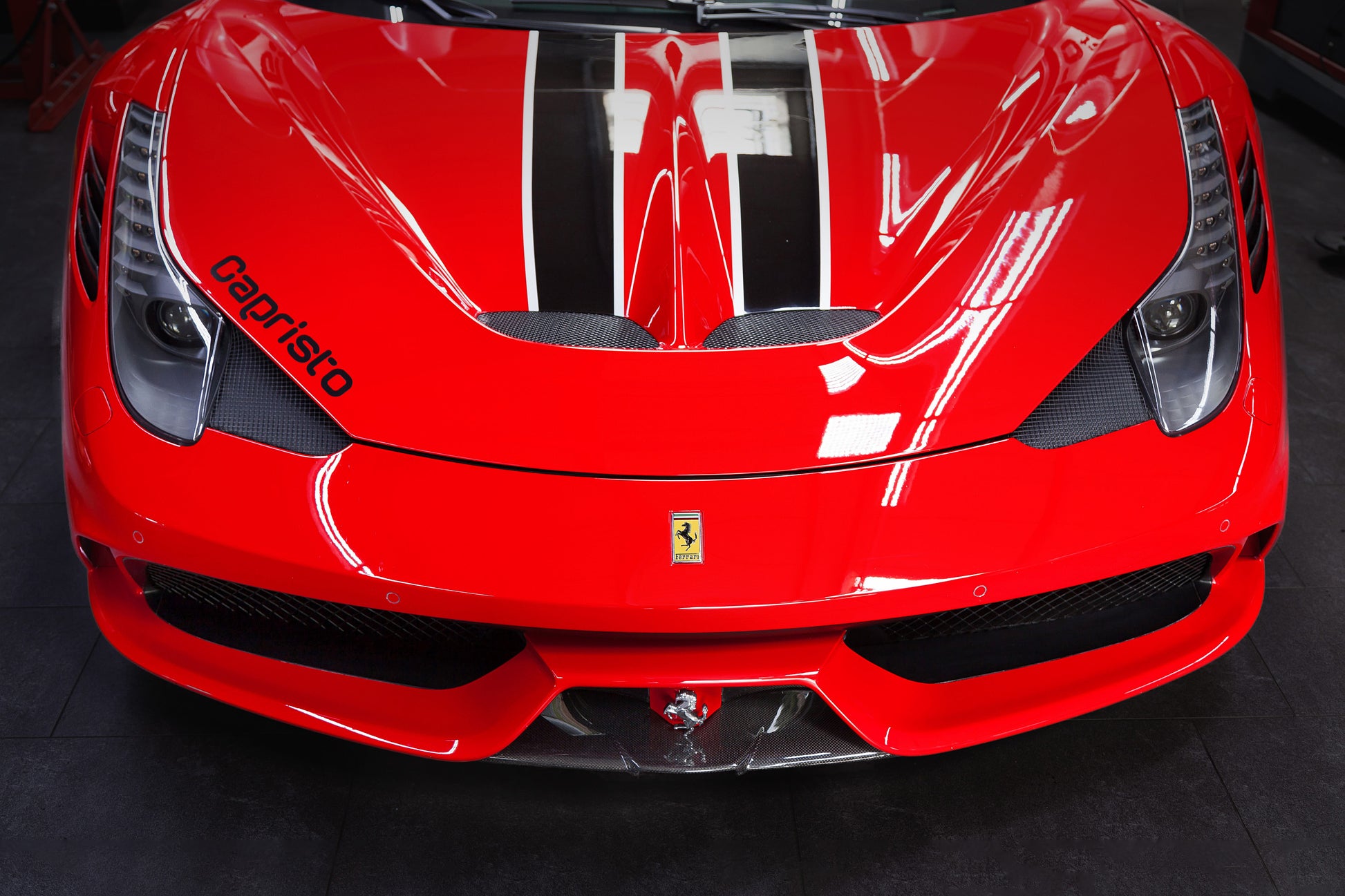 Ferrari 458 Speciale - Carbon Front Spoiler (Matte) image 1