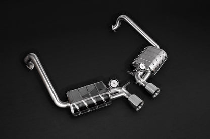 Porsche 981/982 Boxster/Cayman/GT4/718 - Valved Exhaust with Stainless Tips (for PSE) image 0