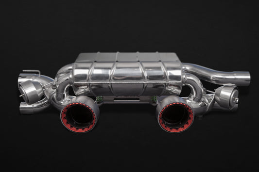 Porsche 991.2 Carrera/GTS - Valved Exhaust w 250Cell Sport Cats - Carbon Tips
