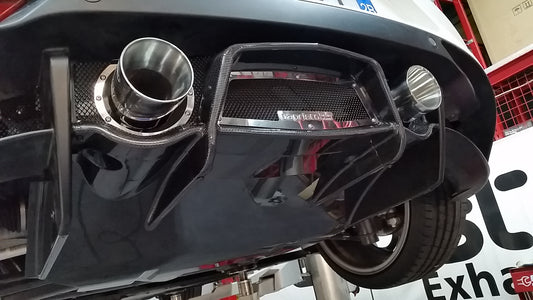 Alfa Romeo 4C - ECE Valved Exhaust with Carbon Diffuser (CES3) image 1