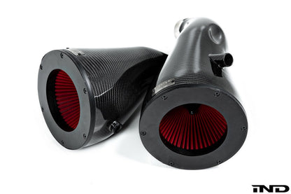 Eventuri Mercedes C190 / R190 AMG GT / GTS / GTR Black Carbon Intake + Engine Cover - Gloss