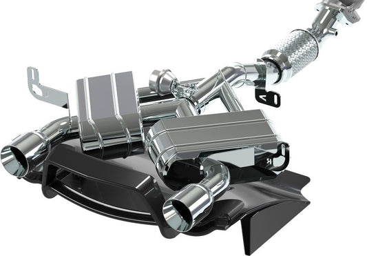 Alfa Romeo 4C - ECE Valved Exhaust with Carbon Diffuser (CES3)