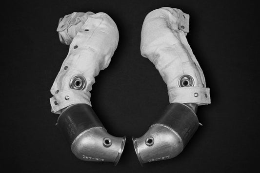 Aston Martin Vantage V12 (AE31) - Downpipes w Sport Cats (w Heat Blankets)