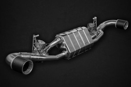 Aston Martin Vantage/AMR (M177) - Valved Exhaust with Carbon Tips (for OE Actuators)