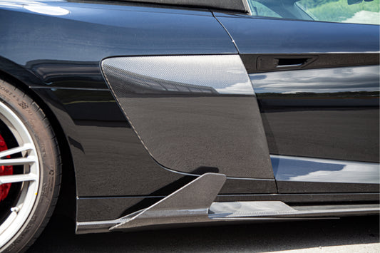 Audi R8 (Gen2) Facelift - Carbon Side Fins