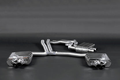 Audi RS4 (B8) - ECE Valved Exhaust with Middle Silencer Pipes