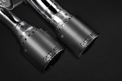 Audi S8 (D4) - Valved Exhaust, Mid Pipes, and Carbon Tips (CES3)