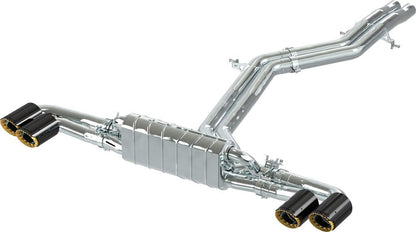 Audi SQ8 - Valved Exhaust w MidSilencer Spare - Wicrom Tips (OE Actuators)