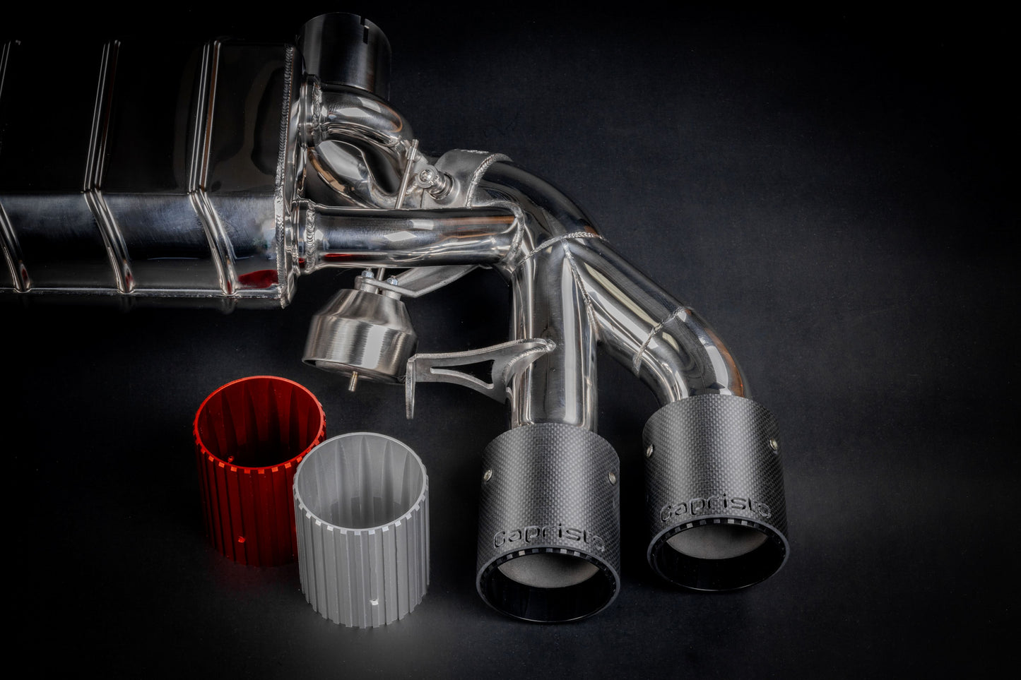 BMW M5 CS (F90) - Valved Exhaust w 200cell OPF, MidSilencer Spare & Wicrom Tips (OE Actuators)