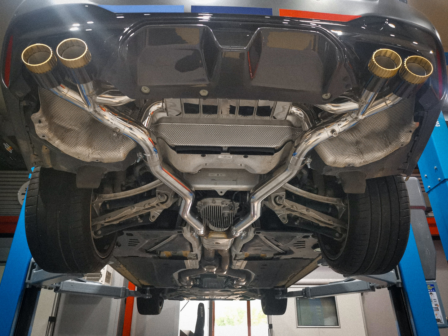 BMW M5 Competition (F90) - ECE Valved Exhaust and Wicrom Tips (OE Actuators)