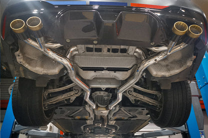 BMW M5 Competition (F90) - ECE Valved Exhaust and Wicrom Tips (OE Actuators)