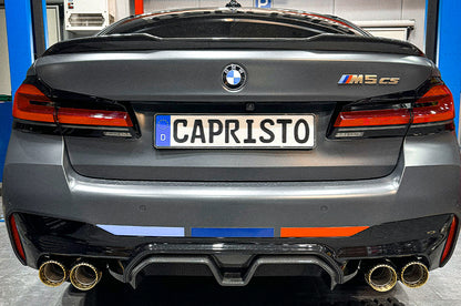 BMW M5 Competition (F90) - ECE Valved Exhaust and Wicrom Tips (OE Actuators)