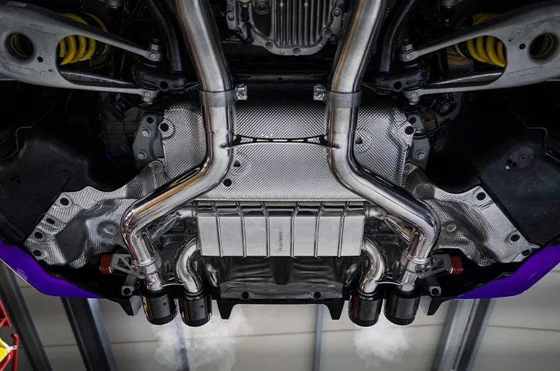 BMW M2 (G87) - ECE Valved Exhaust, MidSilencer Spare + Wicrom Tips (OE Actuators)