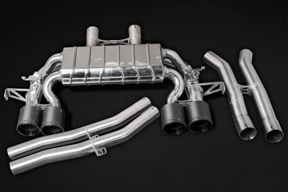 BMW M4 Convertible (G82) - Valved Exhaust, MidSilencer Delete, 200 Cell OPF/GPF Replacement, & Wicrom Tips (OE Actuators)