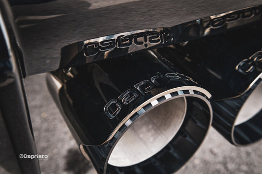 BMW M5 (G90/G99) NA - Valved Exhaust + MidSilencer Spares + Wicrom Tips (CES3)