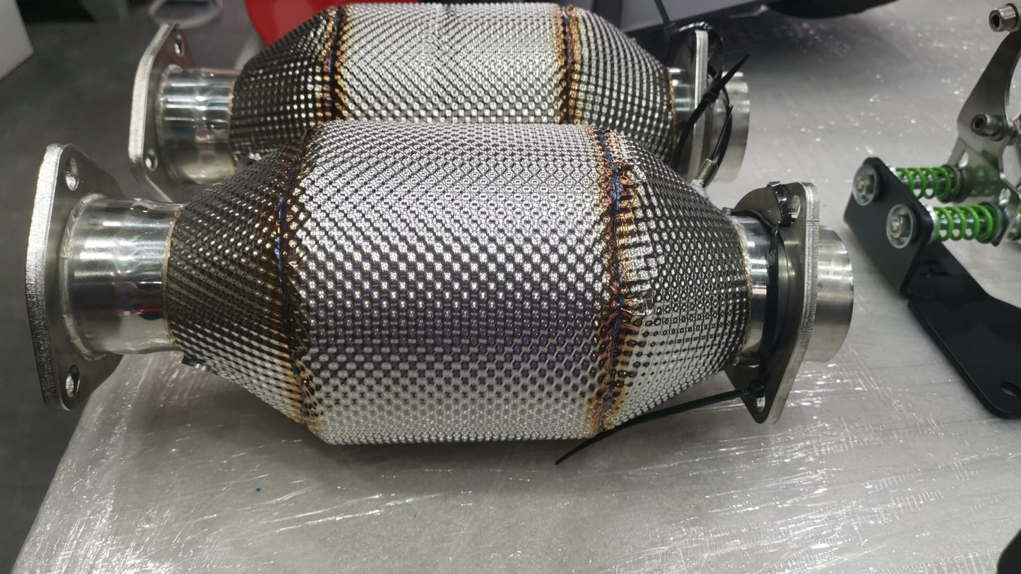 Ferrari 512/Testarossa - 250 Cell Secondary Cats w Heat Shields