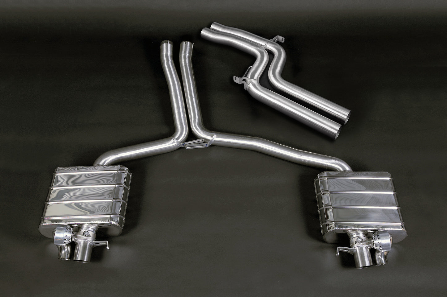 Audi RS5 (B8) - Valved Exhaust with Mid-Silencer Delete Pipes