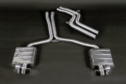 Audi RS5 (B8) - Valved Exhaust with Mid-Silencer Delete Pipes